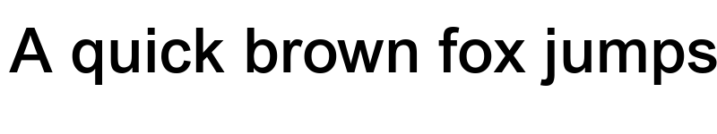 Preview of Arial MT Medium font