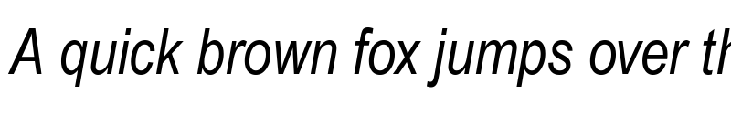 Preview of Arial MT Narrow Italic font