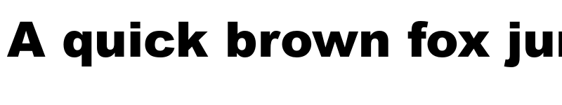 Preview of Arial MT Std Black font