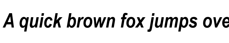 Preview of Arial Narrow Bold Italic font