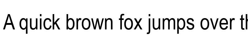 Preview of Arial Narrow Regular font