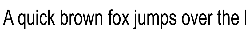 Preview of Arial Th Regular font