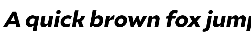 Preview of Ariana Pro Black Italic font