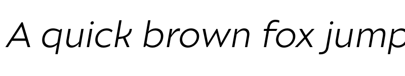 Preview of Ariana Pro Book italic font