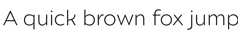 Preview of Ariana Pro Light font