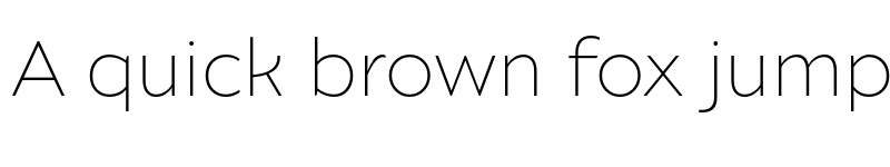 Preview of Ariana Pro UltraLight font