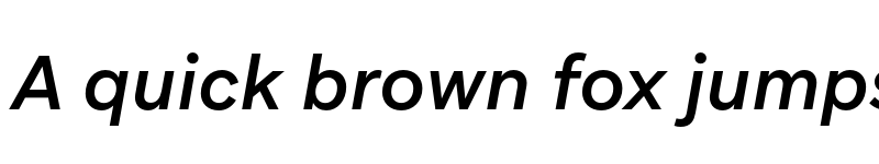 Preview of Aribau Grotesk TRIAL Medium Italic font