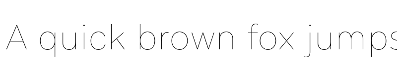 Preview of Aribau Grotesk TRIAL Thin font