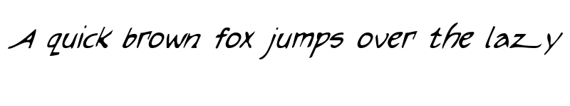 Preview of Arilon Condensed Italic Condensed Italic font