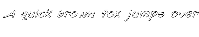 Preview of Arilon Shadow Italic Italic font