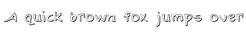 Preview of Arilon Shadow Regular font