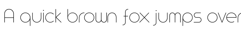 Preview of Arista Pro Trial Thin font