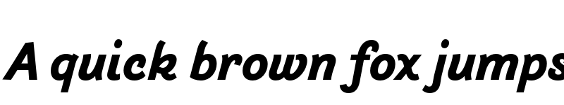 Preview of Arlette Bold Italic font