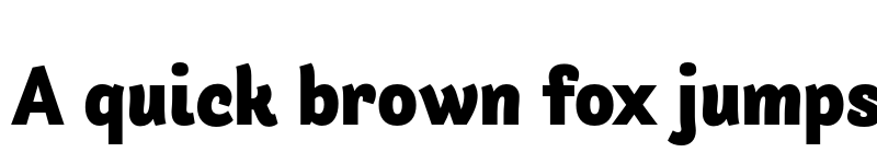 Preview of Arlette Heavy font