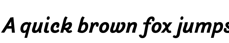 Preview of Arlette Medium Italic font