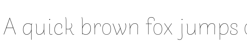 Preview of Arlette THA Hairline font