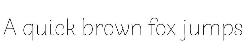 Preview of Arlette Thin font