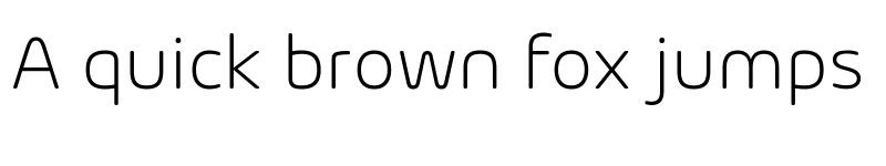 Preview of Arlon Light font