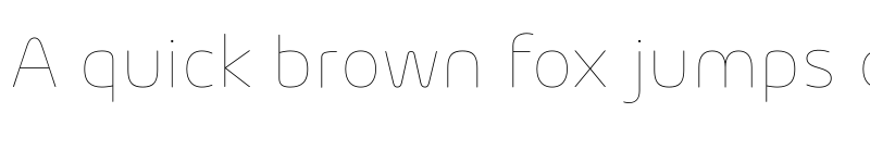 Preview of Arlon Thin font