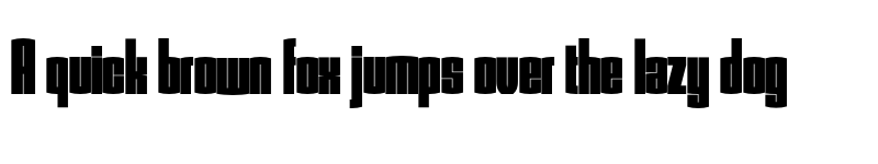 Preview of Armada BlackCompressed font