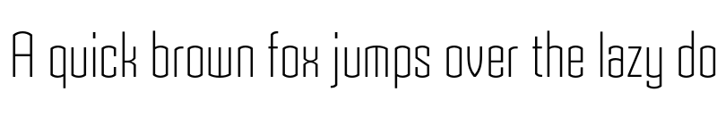 Preview of Armada LightCondensed font