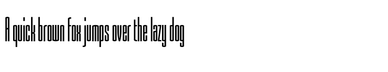 Preview of Armada RegularCompressed font