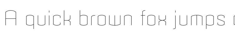 Preview of Armada Thin font