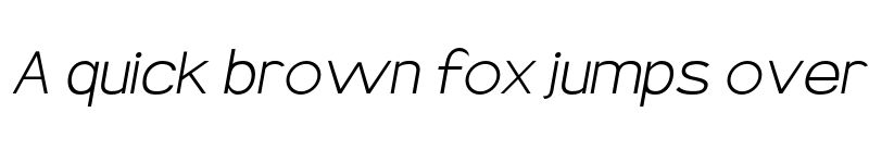 Preview of Armata Hairline Oblique font