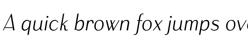 Preview of Armoire 1.0 TRIAL Book Italic font