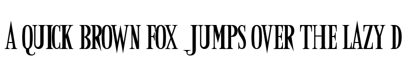 Preview of Army of Darkness Regular font