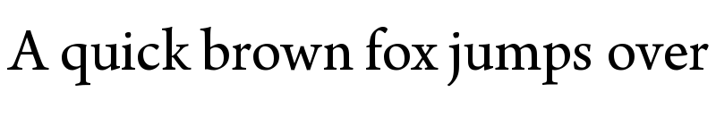 Preview of Arno Pro Regular font