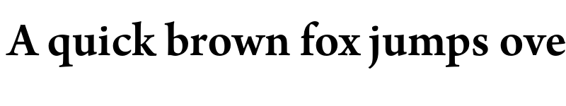 Preview of Arno Pro Semibold font