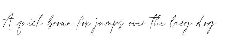 Preview of Aromatic Signature Regular font