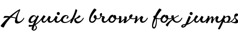 Preview of Aromia Script Thin font