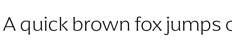 Preview of Arpona ExtraLight font