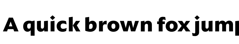 Preview of ArponaSans Bold font