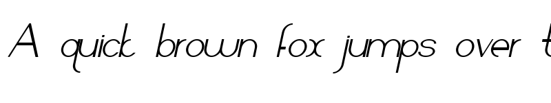 Preview of Arrivals and Departures Italic font