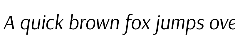 Preview of Arsenal Italic font