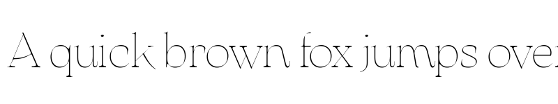 Preview of Arsenica Trial Thin font