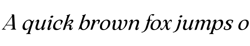 Preview of Arsenica Variable Italic font