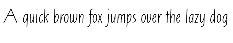 Preview of Arta Std Light Italic font