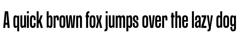 Preview of Arteria Std Compress Bold font