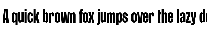 Preview of Arteria Std Compress ExtraBold font