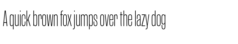 Preview of Arteria Std Compress Light font