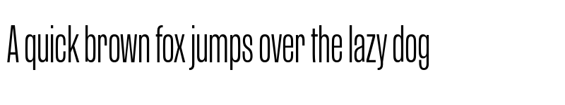 Preview of Arteria Std Compress Regular font