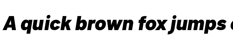 Preview of Arthouse Owned Black Italic font