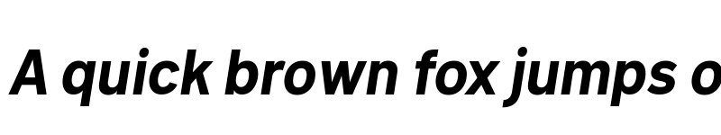 Preview of Arthouse Owned Bold Italic font