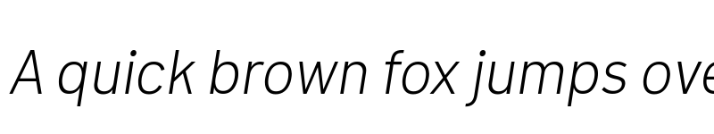 Preview of Arthouse Owned Light Italic font