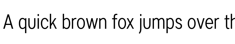 Preview of Artico Condensed Light font