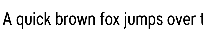 Preview of Artico Condensed Regular font